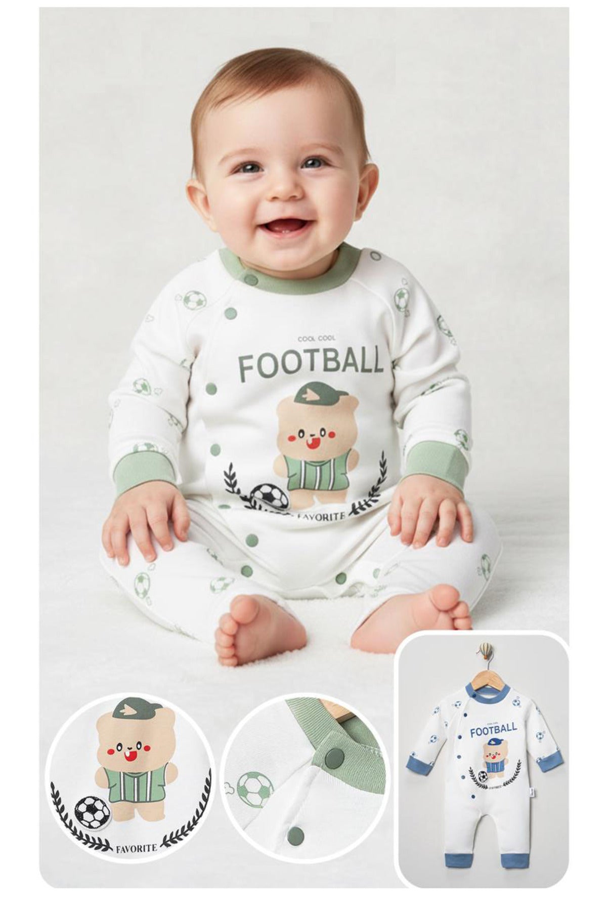 FOOTBALL BASKILI ERKEK BEBEK TULUM