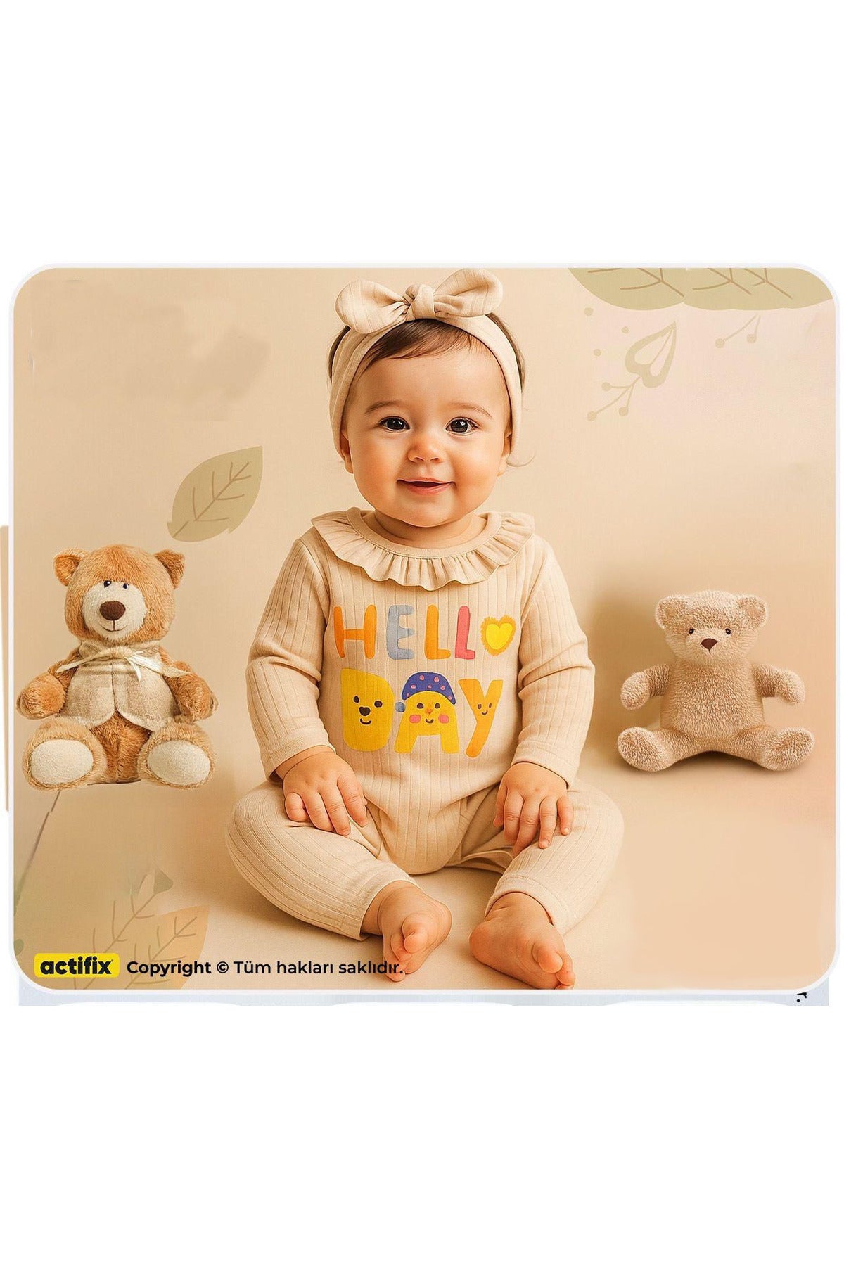 FIRFIRLI BANDANALI KIZ BEBEK TULUM