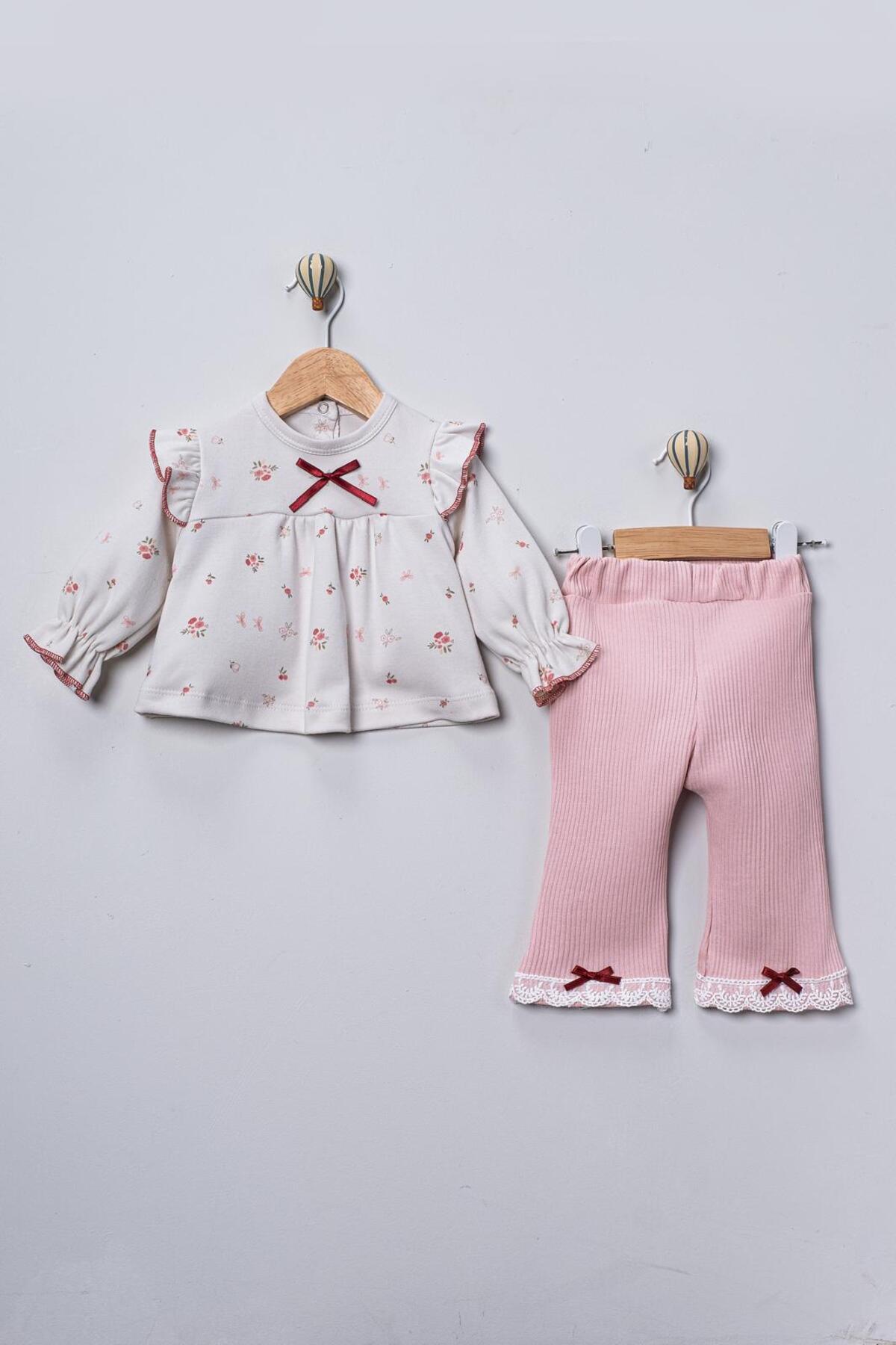 FİYONKLU KIZ BEBEK TAKIM