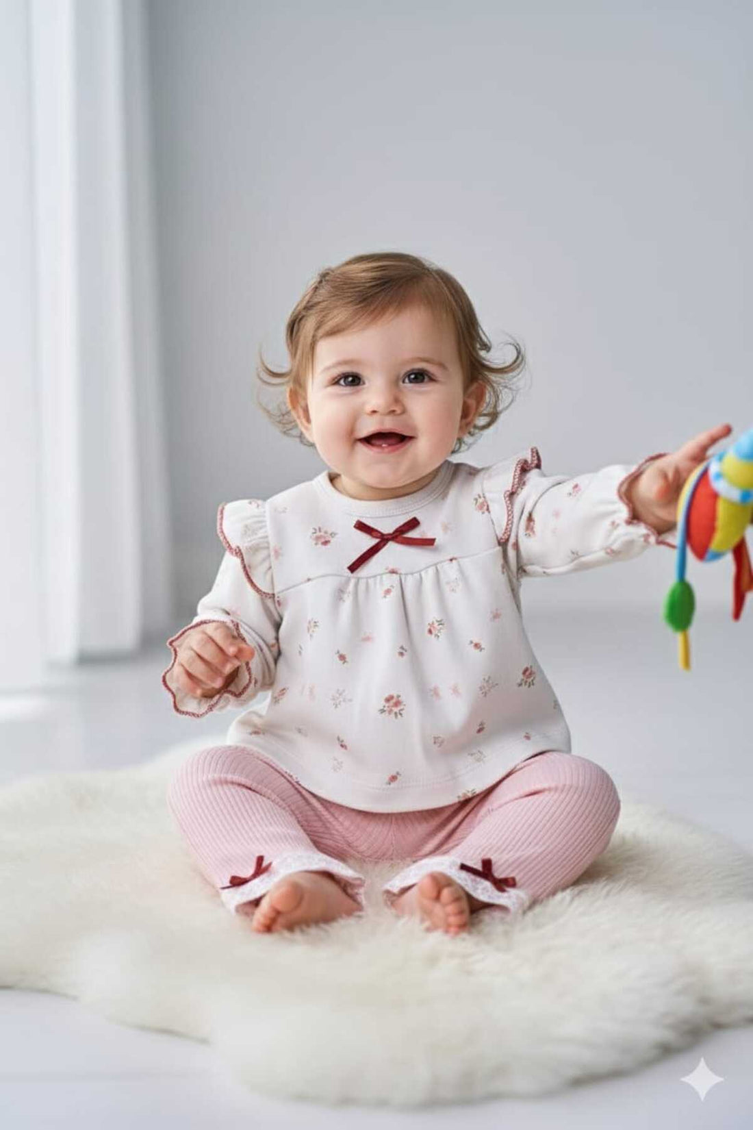 FİYONKLU KIZ BEBEK TAKIM