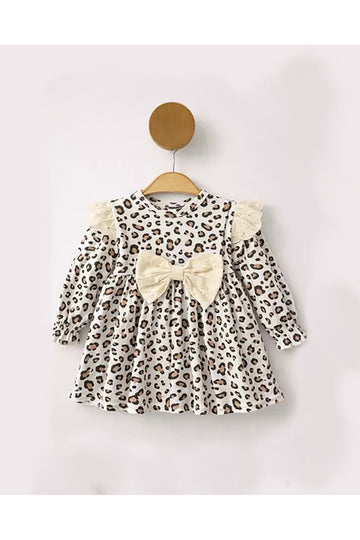 LEOPARLI KIZ BEBEK ELBİSE