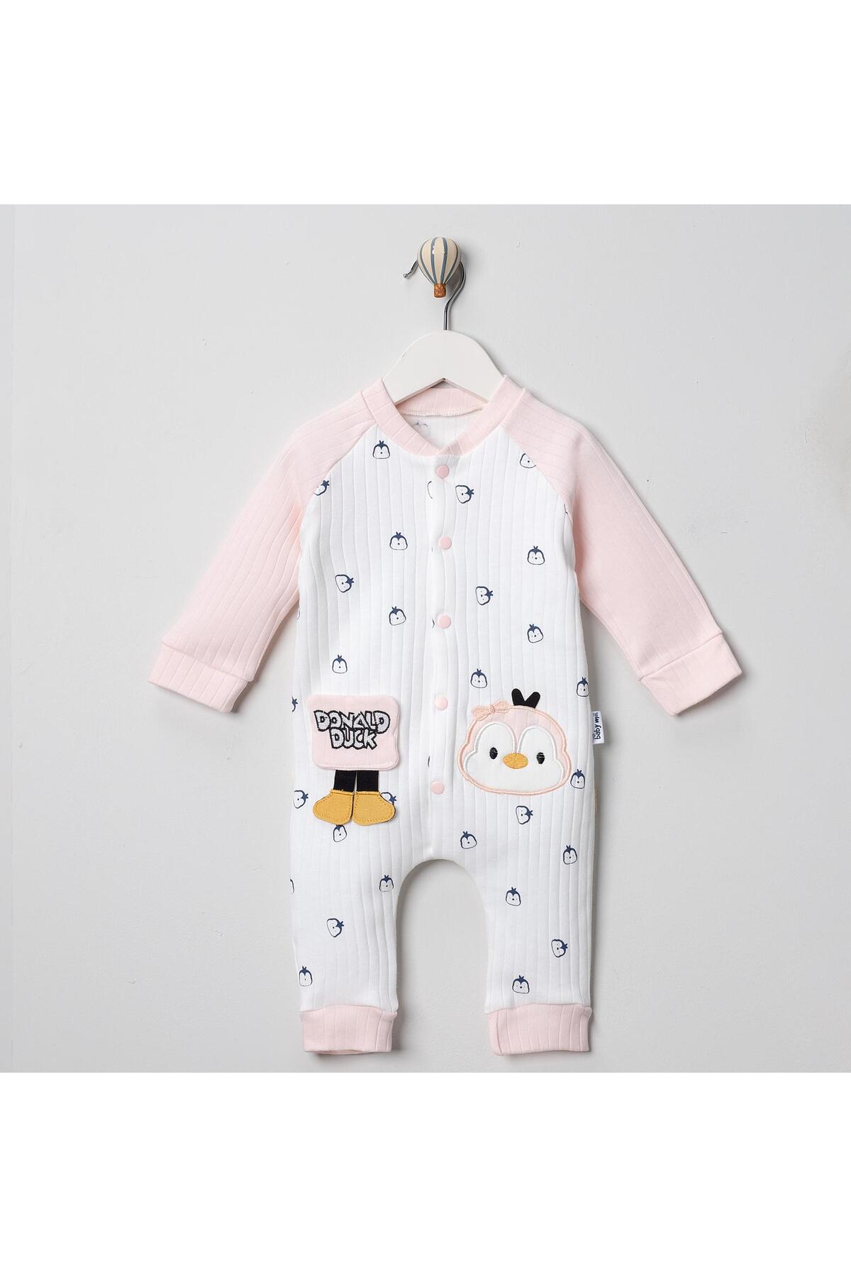 CİVCİVBASKILI KIZ BEBEK TULUM